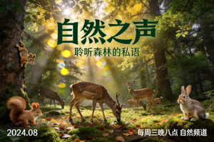 纪录片《自然之声》海报：森林中的野生动物